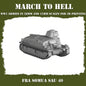 WW2 FRENCH ARMY SOMUA SAU 40 | 3DBreed 15mm Wargaming Miniatures