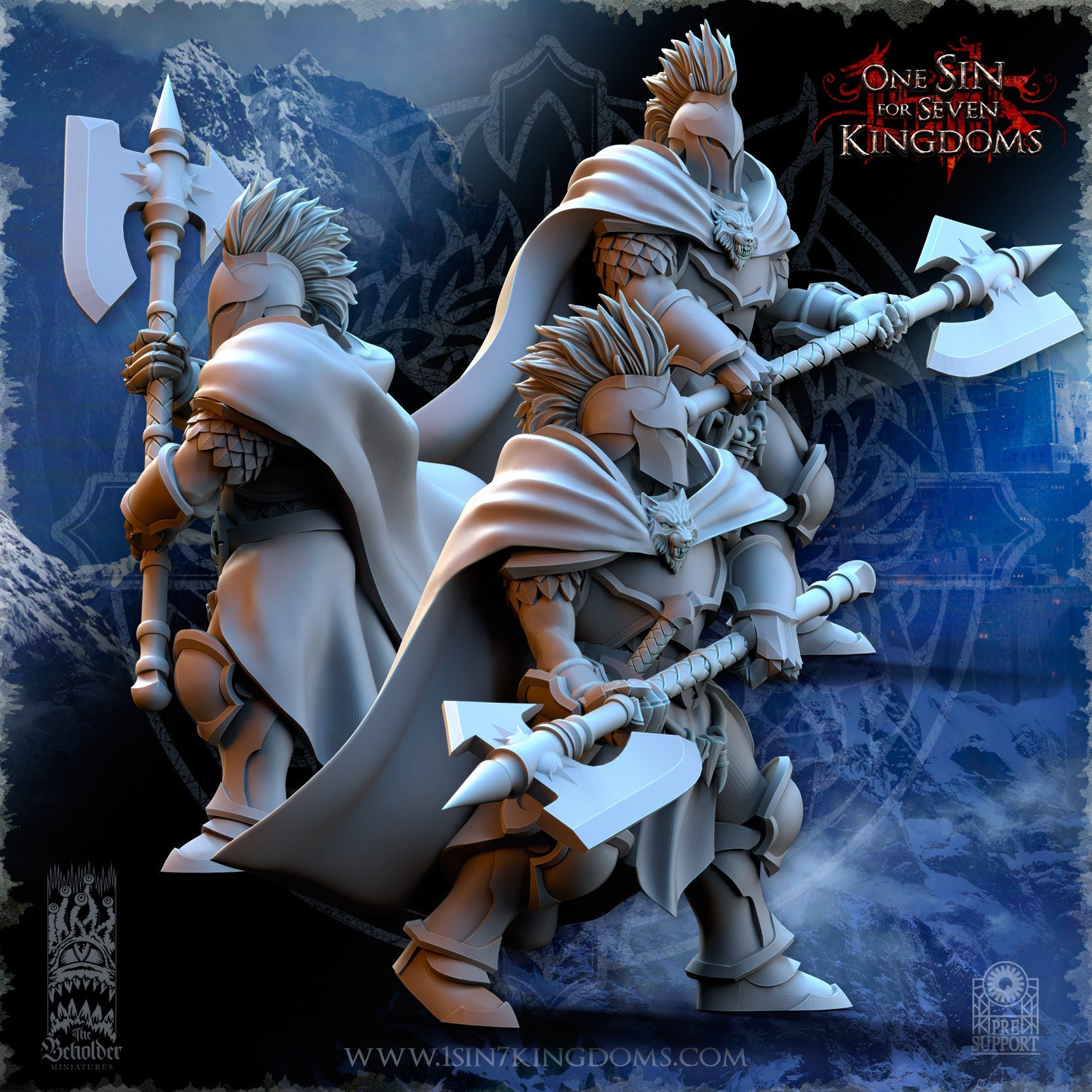 Stormwolves Hauldrs | The Beholder Miniatures 28/32mm Fantasy Wargaming Miniatures