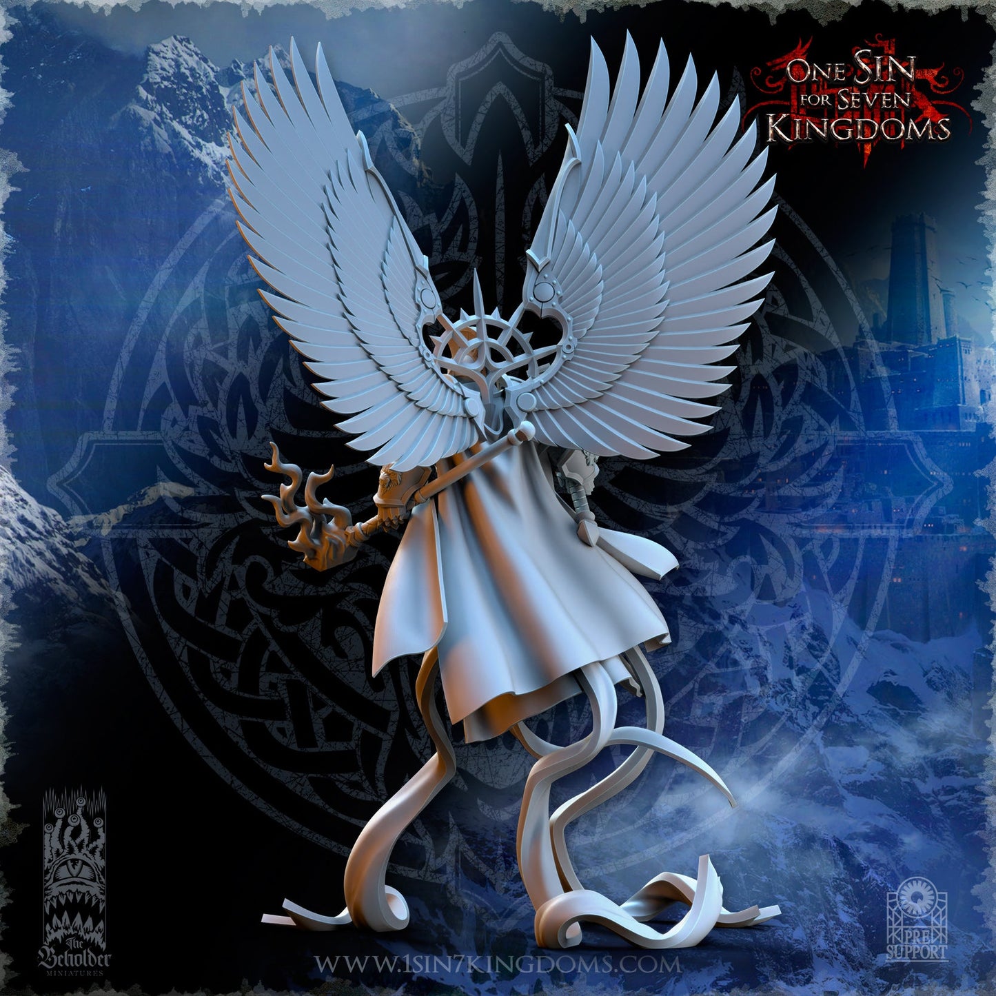 Stormwolves Lord Himneskur | The Beholder Miniatures 28/32mm Fantasy Wargaming Miniatures