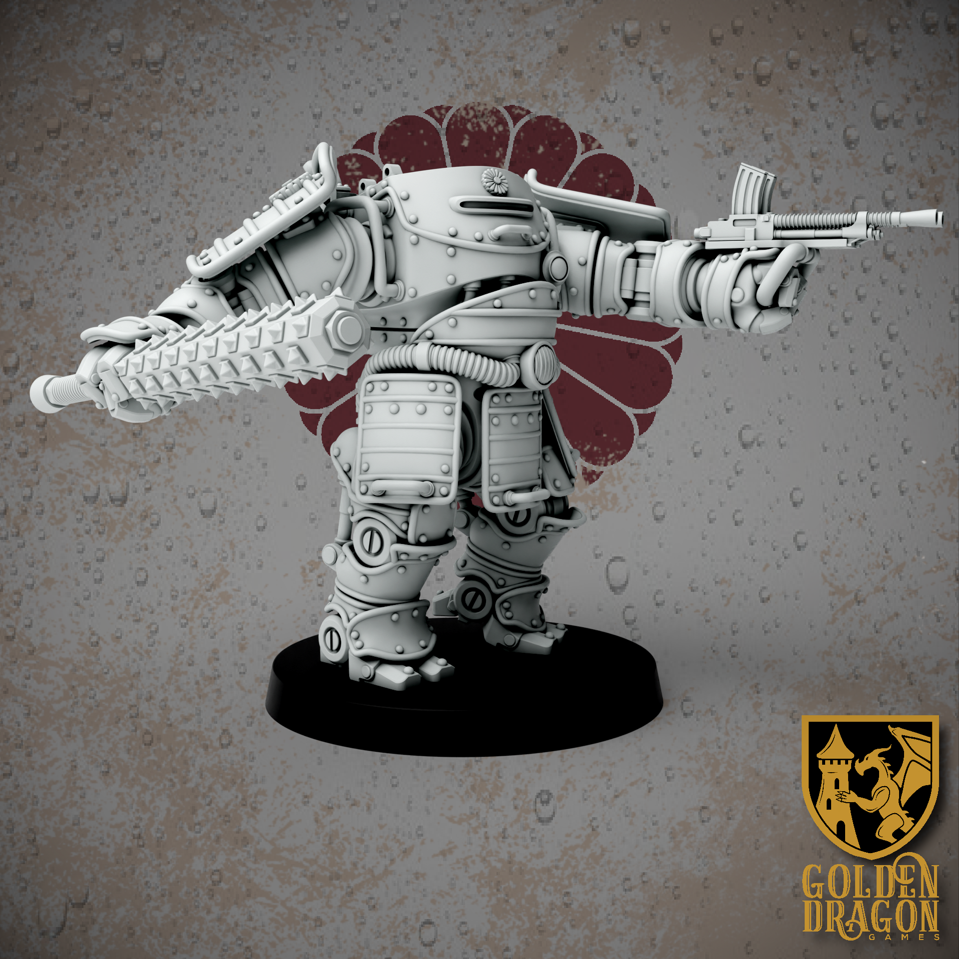 Empire of Japan Shugo Yoroi Warsuits | Golden Dragon Games Weird WW2 Role Playing Miniatures