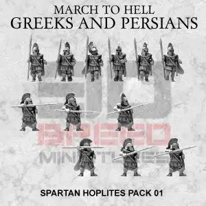 Spartan Hoplites | 3DBreed 15mm Wargaming Miniatures Role Playing Miniatures