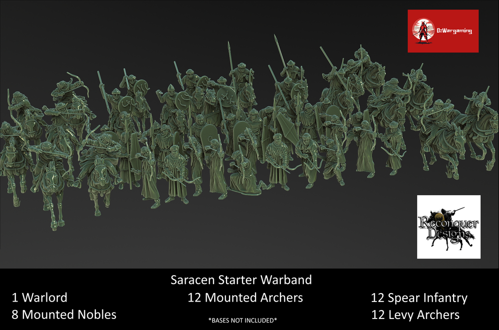 Saracen Starter Warband | Reconquer Designs 28mm Historical Wargaming Miniatures