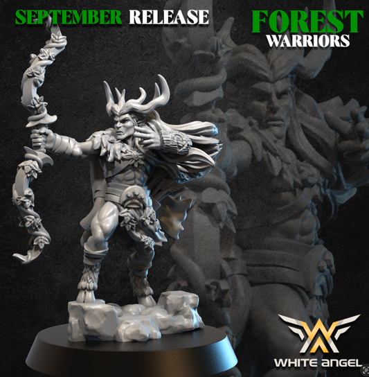 Forest Elves King | White Angel 28/32mm Fantasy Wargaming Miniatures Role Playing Miniatures