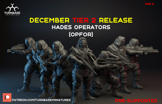 HADES OPFOR Pack | Turnbase Modern Military Wargaming Miniatures Role Playing Miniatures