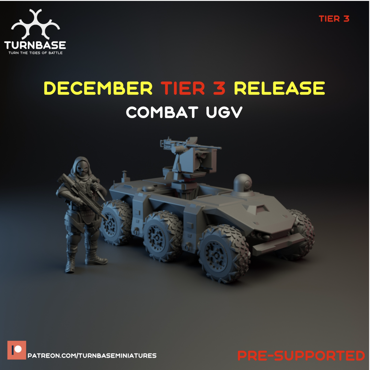 HADES OPFOR UGV | Turnbase Modern Military Wargaming Miniatures Role Playing Miniatures