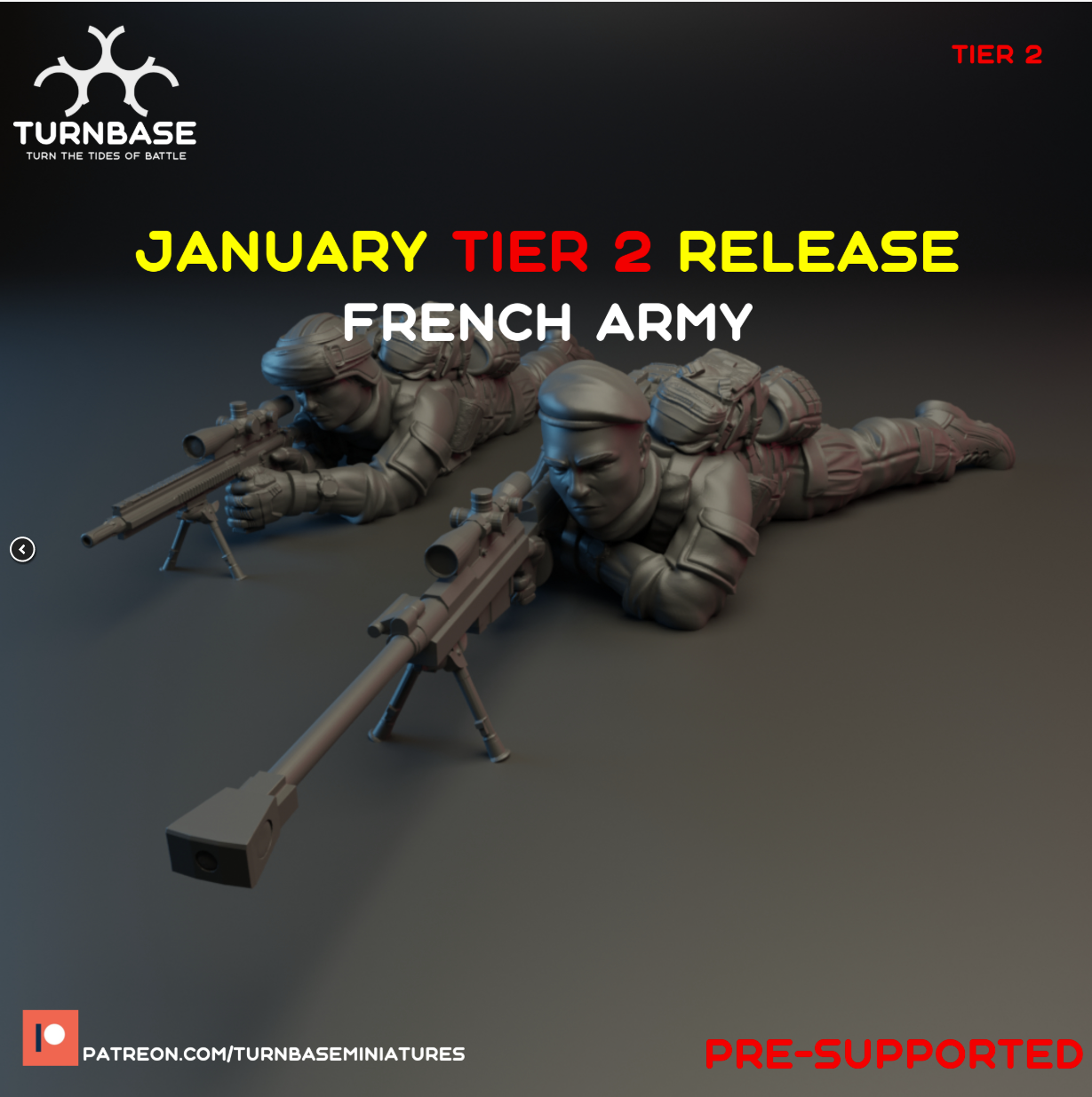 French Army | Turnbase Modern Military Wargaming Miniatures Role Playing Miniatures