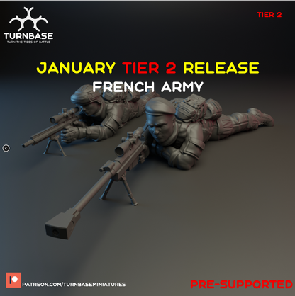 French Army | Turnbase Modern Military Wargaming Miniatures Role Playing Miniatures