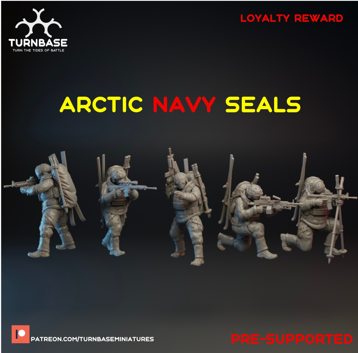 Navy Seals - Arctic | Turnbase Modern Military Wargaming Miniatures Role Playing Miniatures