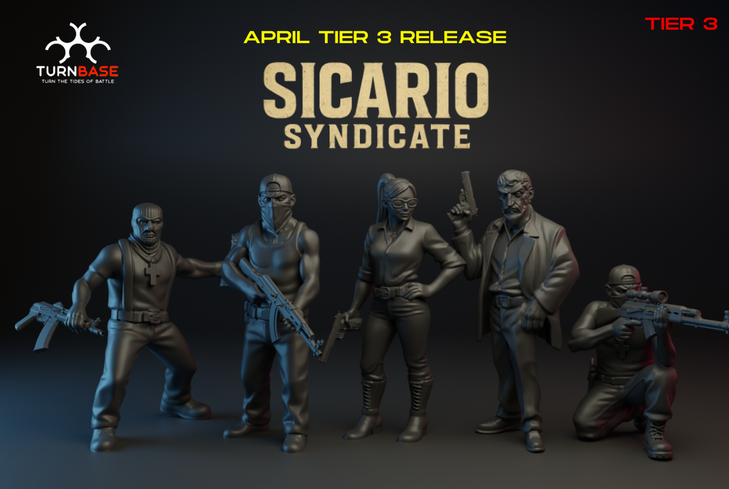 Sicario Syndicate | Turnbase Modern Military Wargaming Miniatures Role Playing Miniatures
