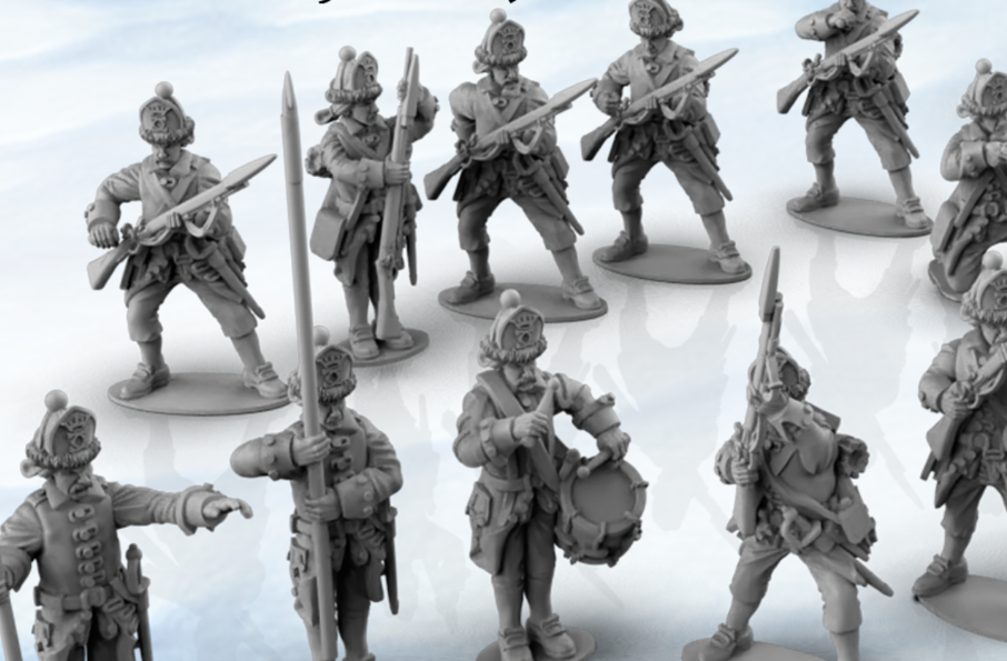 GNW Swedish Infantry | Battlecat 28mm Historical Wargaming Miniatures Grenadiers Role Playing Miniatures