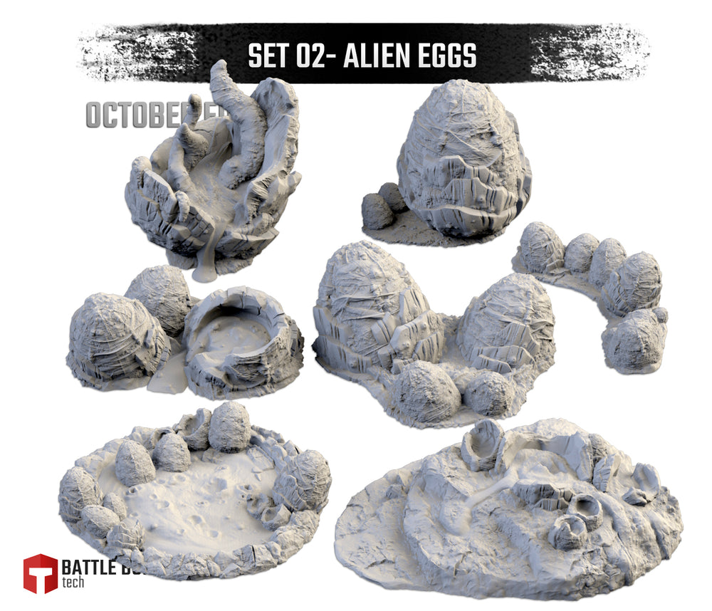 Alien Eggs Terrain Set | Txarli Factory Wargaming Terrain