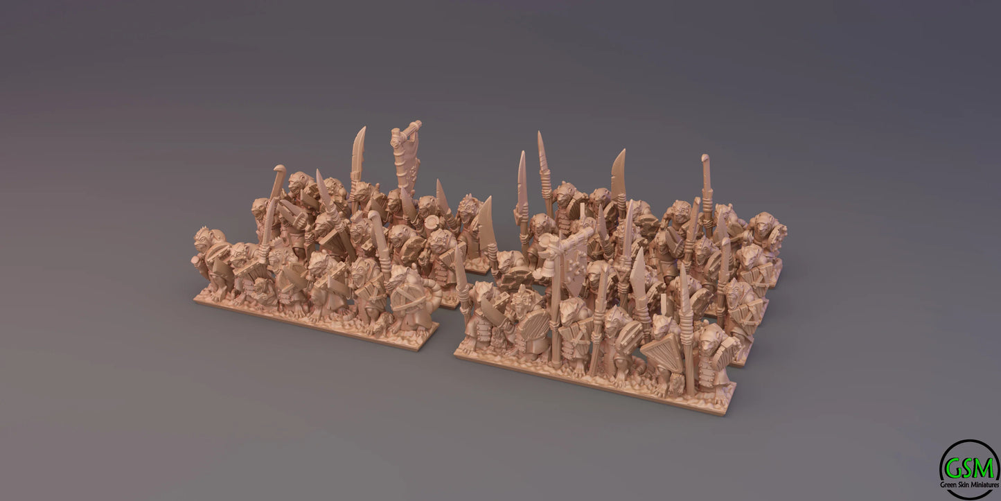 Ratmen Clan Rats | Greenskin Miniatures 10mm Fantasy Wargaming Miniatures Role Playing Miniatures