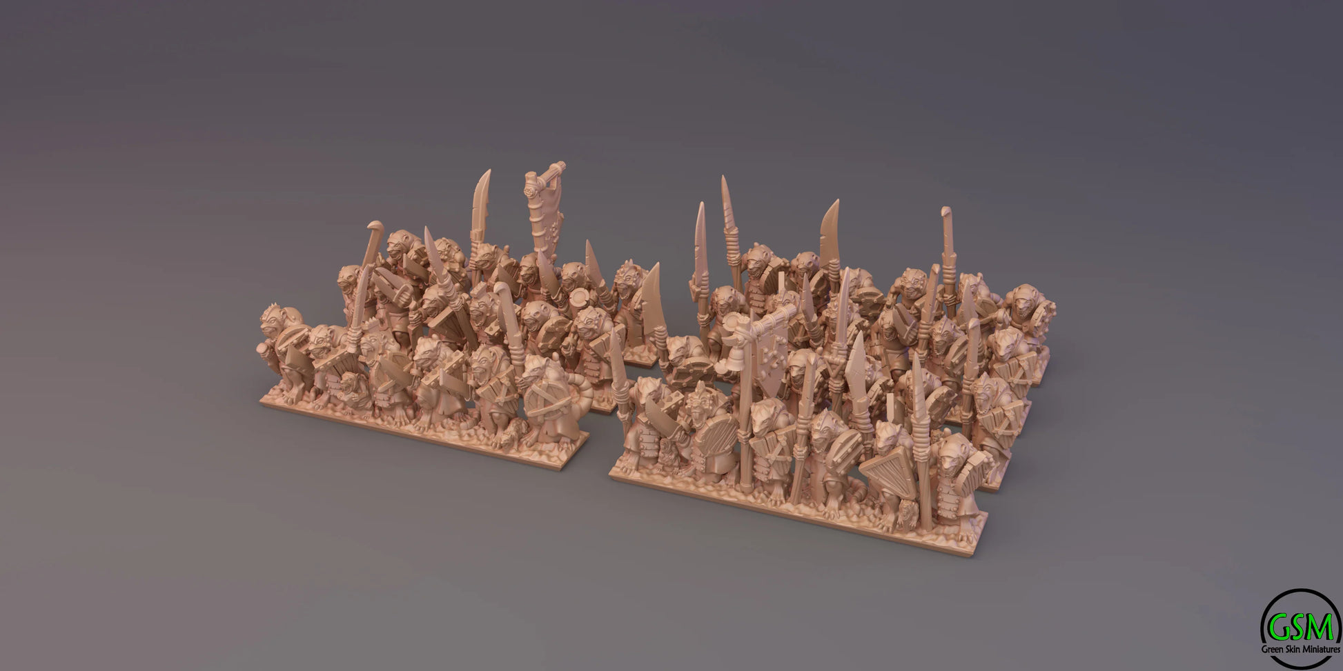 Ratmen Clan Rats | Greenskin Miniatures 10mm Fantasy Wargaming Miniatures Role Playing Miniatures