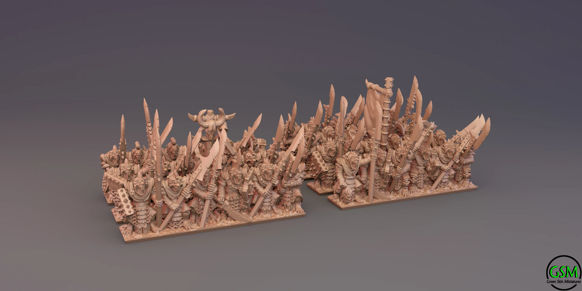 Ratmen Sturm Vermin | Greenskin Miniatures 10mm Fantasy Wargaming Miniatures Role Playing Miniatures