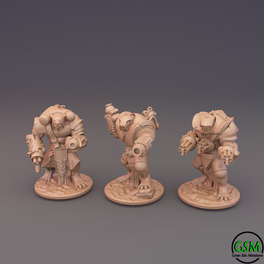 Ratmen Sturm Unfriends | Greenskin Miniatures 10mm Fantasy Wargaming Miniatures Role Playing Miniatures