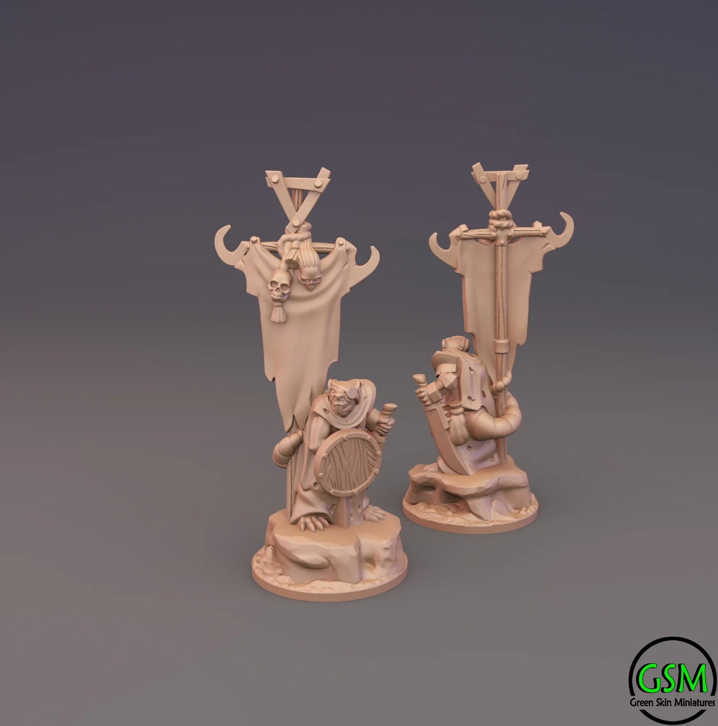Ratmen Rat Character Pack | Greenskin Miniatures 10mm Fantasy Wargaming Miniatures Role Playing Miniatures