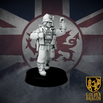 British Empire Technical Corporals | Golden Dragon Games Weird WW2 Role Playing Miniatures