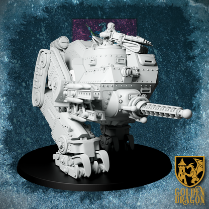 Russian Empire BS-44 ’Tachanka’ Armored Walker | Golden Dragon Games Weird WW2 Role Playing Miniatures