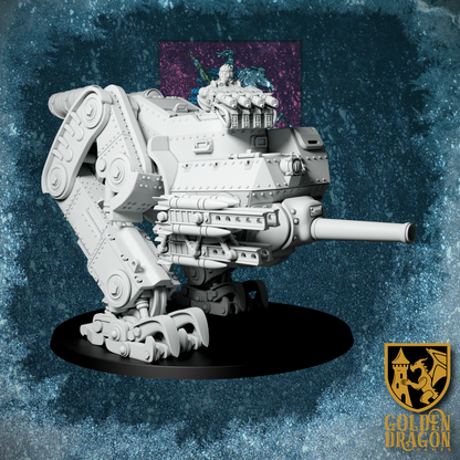 Russian Empire BS-44 ’Tachanka’ Armored Walker | Golden Dragon Games Weird WW2 Role Playing Miniatures
