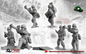 WW2 German Luftwaffe Panzerschreck Teams | Battlecat 28mm Historical Wargaming Miniatures Role Playing Miniatures