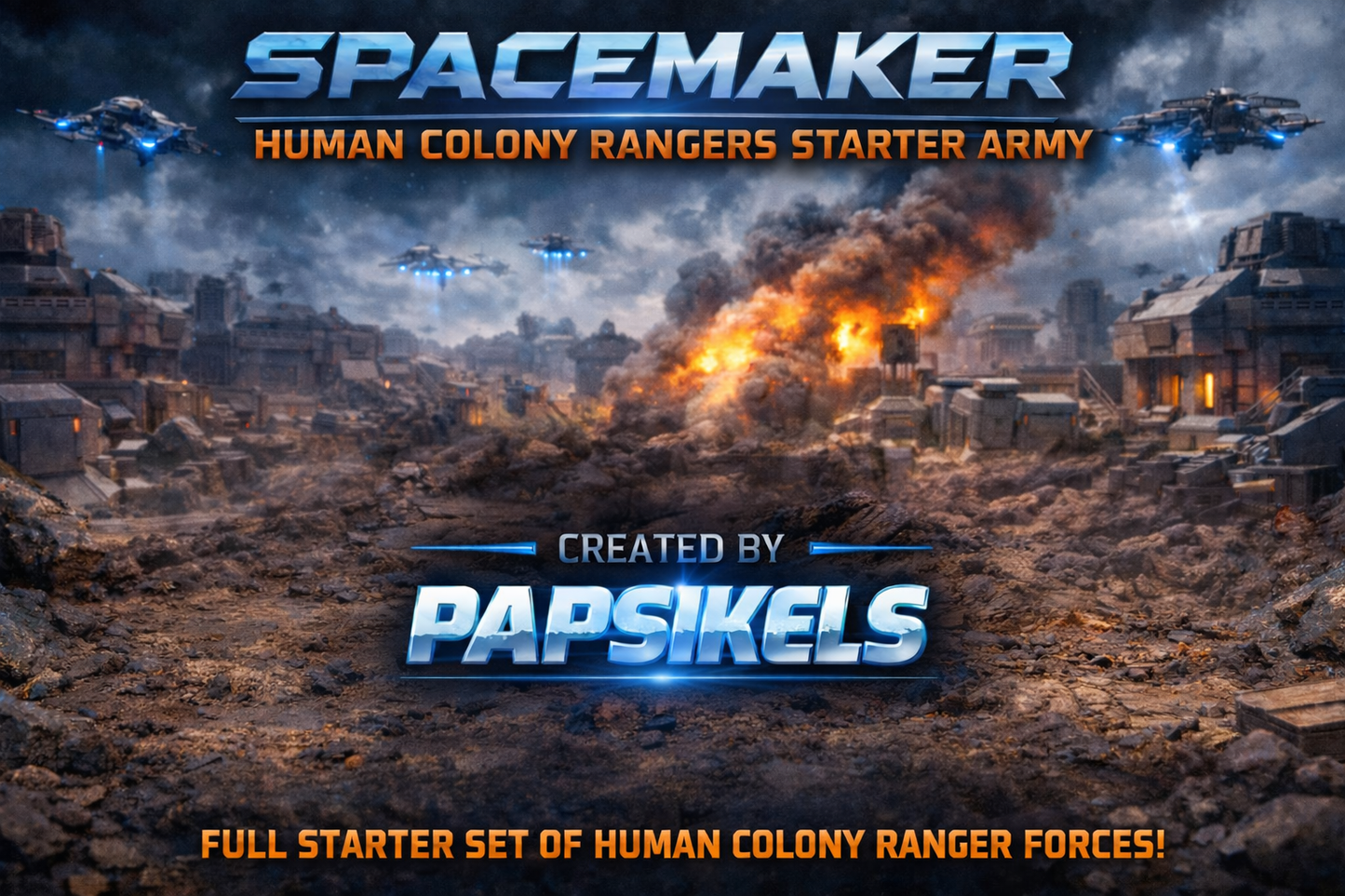 Human Colonies Starter Army | Papsikels 32mm Sci Fi Miniatures