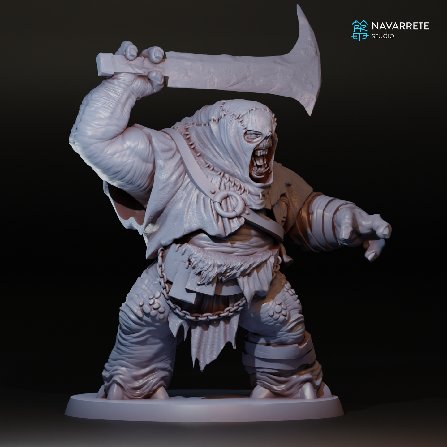 Mountain Troll 1 | Navarrete Studios 25mm Fantasy Wargaming Miniatures