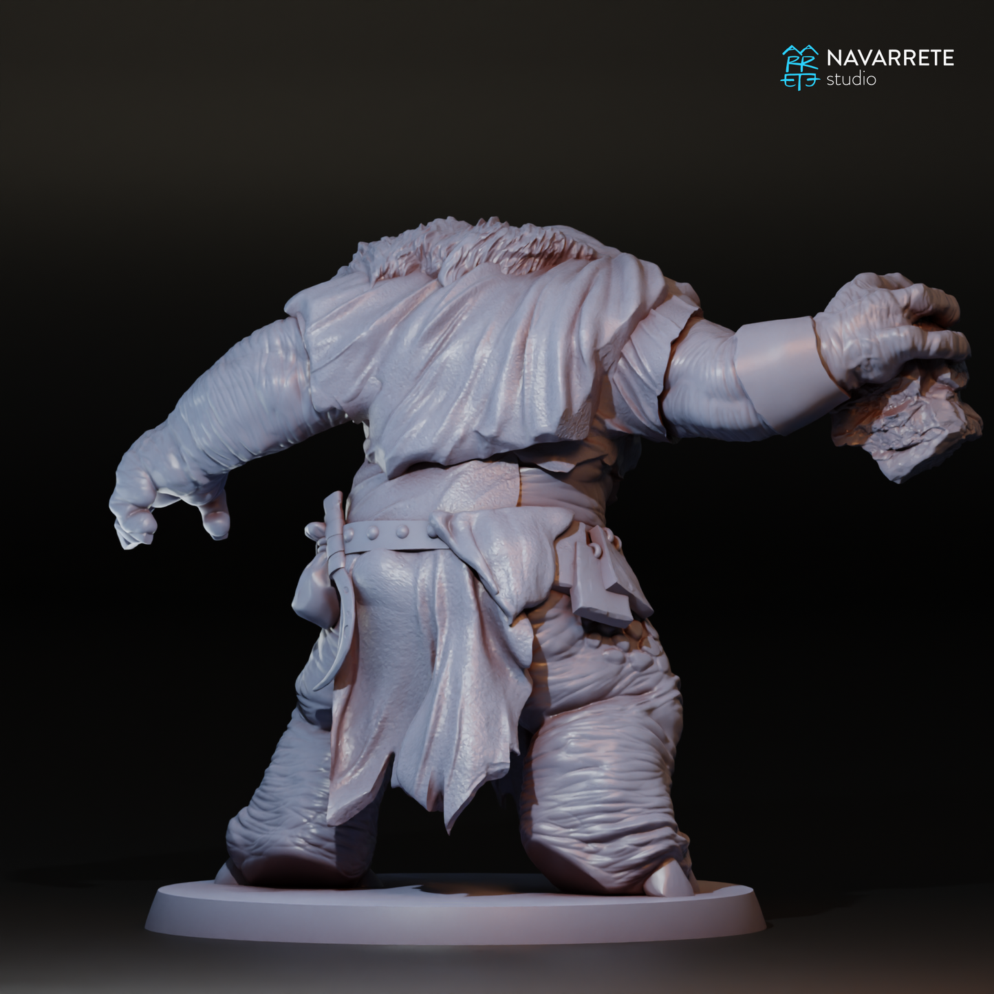 Mountain Troll 2 | Navarrete Studios 25mm Fantasy Wargaming Miniatures