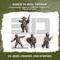 VIETNAM WAR US ARMY VIETNAM COLONEL AND SURFERS | 3DBreed 15mm Wargaming Miniatures