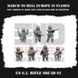 WW2 US G.I. RIFLE SQUAD 01 | 3DBreed 15mm Wargaming Miniatures