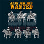 JOIN OR DIE WANTED US MARSHAL RIDERS | 3D Breed 28mm Wild West Wargaming Miniatures