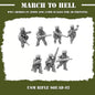 WW2 UNITES STATES MARINES (USM) RIFLE SQUAD | 3DBreed 15mm Wargaming Miniatures