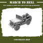 WW2 UNITES STATES MARINES (USM) WILLIS JEEP | 3DBreed 15mm Wargaming Miniatures