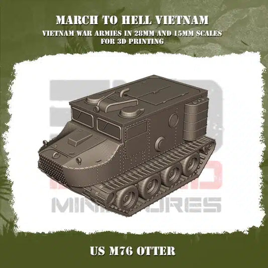 VIETNAM WAR M76 OTTER | 3DBreed 15mm Wargaming Miniatures