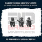 WW2 US AIRBORNE CANNON CREW | 3DBreed 15mm Wargaming Miniatures