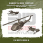 VIETNAM WAR US HUEY D | 3DBreed 15mm Wargaming Miniatures
