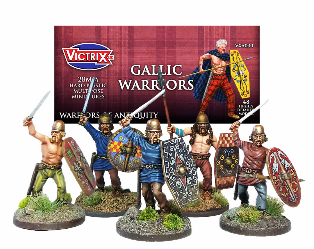 Unarmoured Gallic Warriors - Victrix