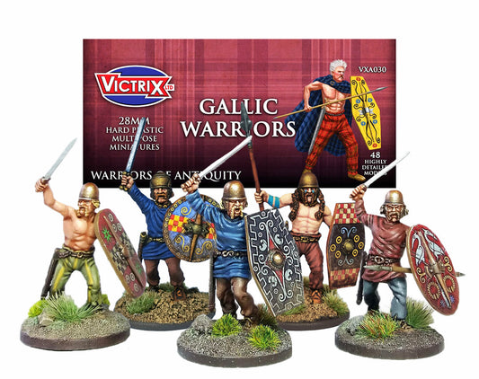 Unarmoured Gallic Warriors - Victrix