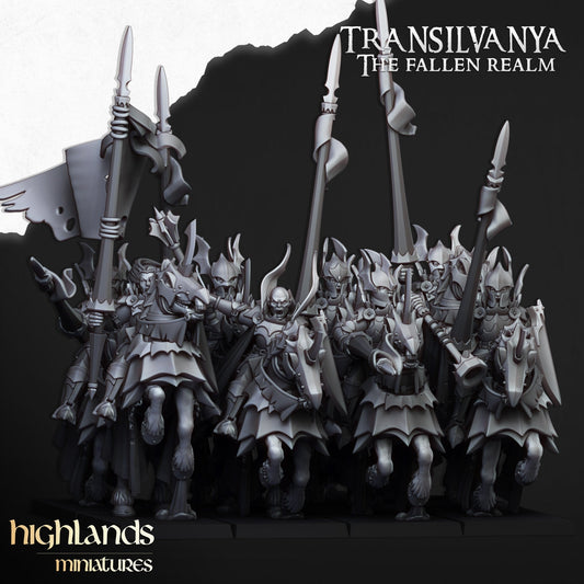 Transilvanya Vampire Knights | Highlands Miniatures 28/32mm Fantasy Wargaming Miniatures Role Playing Miniatures