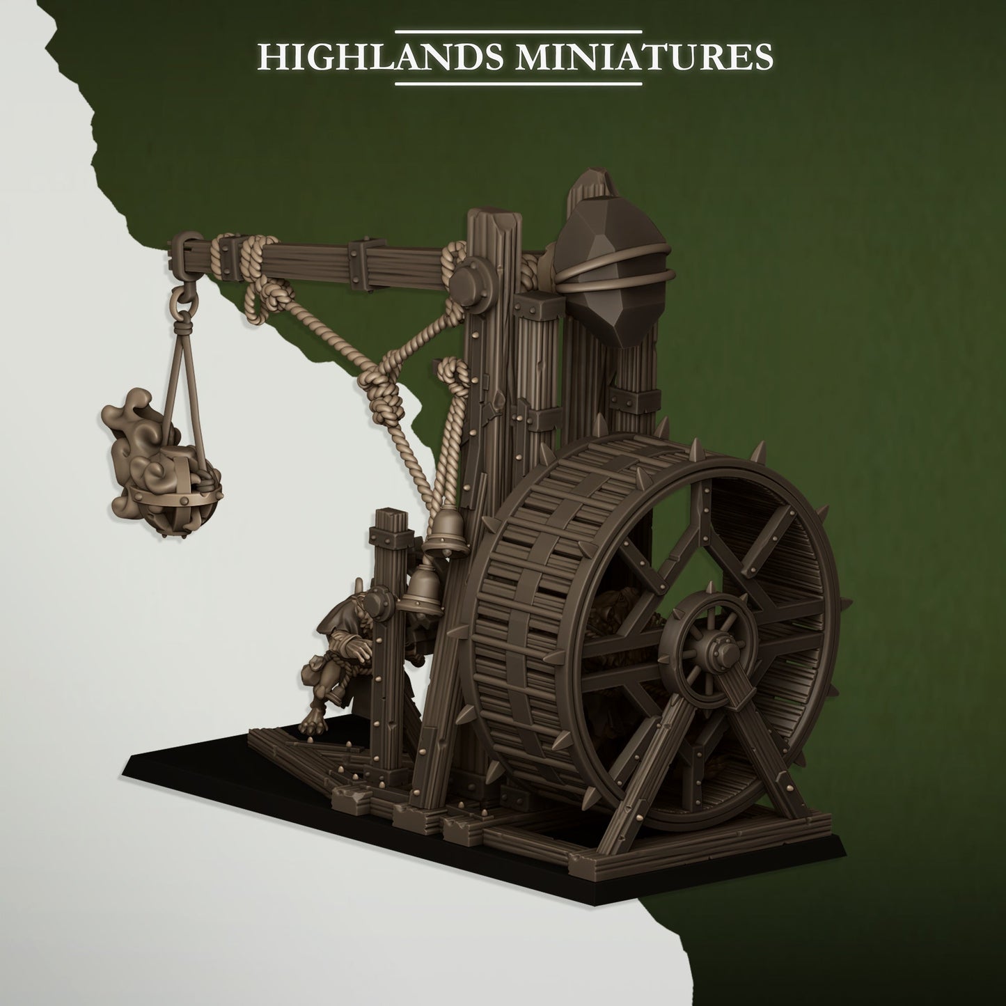 Vermin Censer Thrower | Highlands Miniatures 28/32mm Fantasy Wargaming Miniatures Role Playing Miniatures