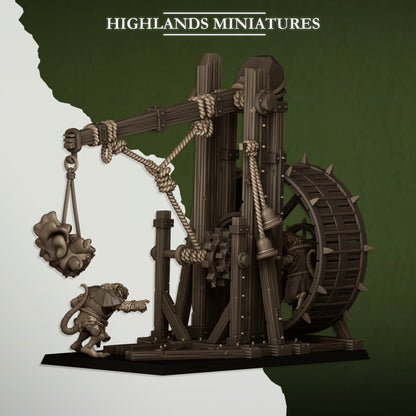 Vermin Censer Thrower | Highlands Miniatures 28/32mm Fantasy Wargaming Miniatures Role Playing Miniatures