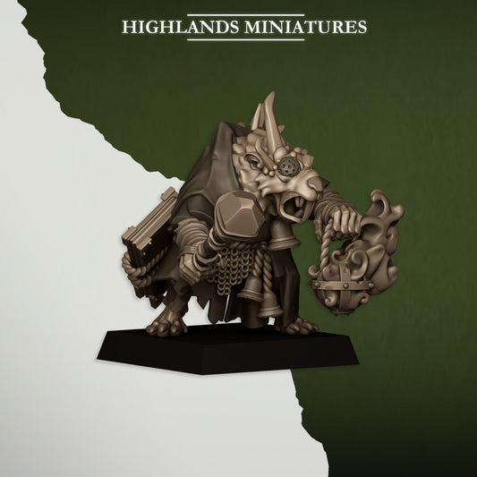 Vermin Pastor | Highlands Miniatures 28/32mm Fantasy Wargaming Miniatures Role Playing Miniatures