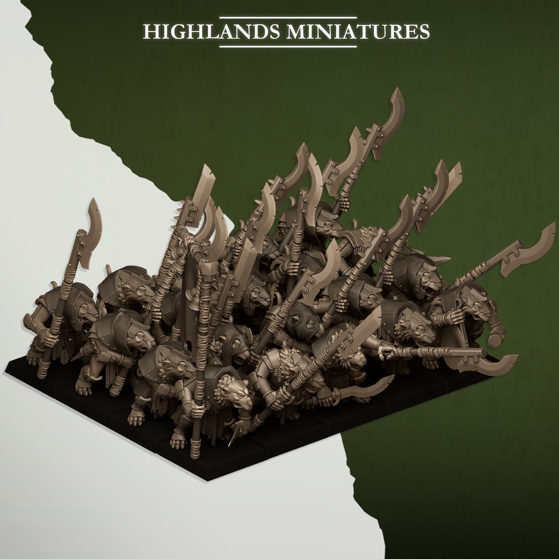 Vermin Vanguard | Highlands Miniatures 28/32mm Fantasy Wargaming Miniatures Role Playing Miniatures
