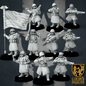 United States of America Veteran Infantry and Command | Golden Dragon Games Weird WW2 Role Playing Miniatures