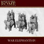 Carthaginian War Elephants | 3DBreed 15mm Wargaming Miniatures Role Playing Miniatures