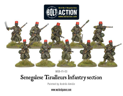 Bolt Action - Senegalese Tirailleurs Infantry Section