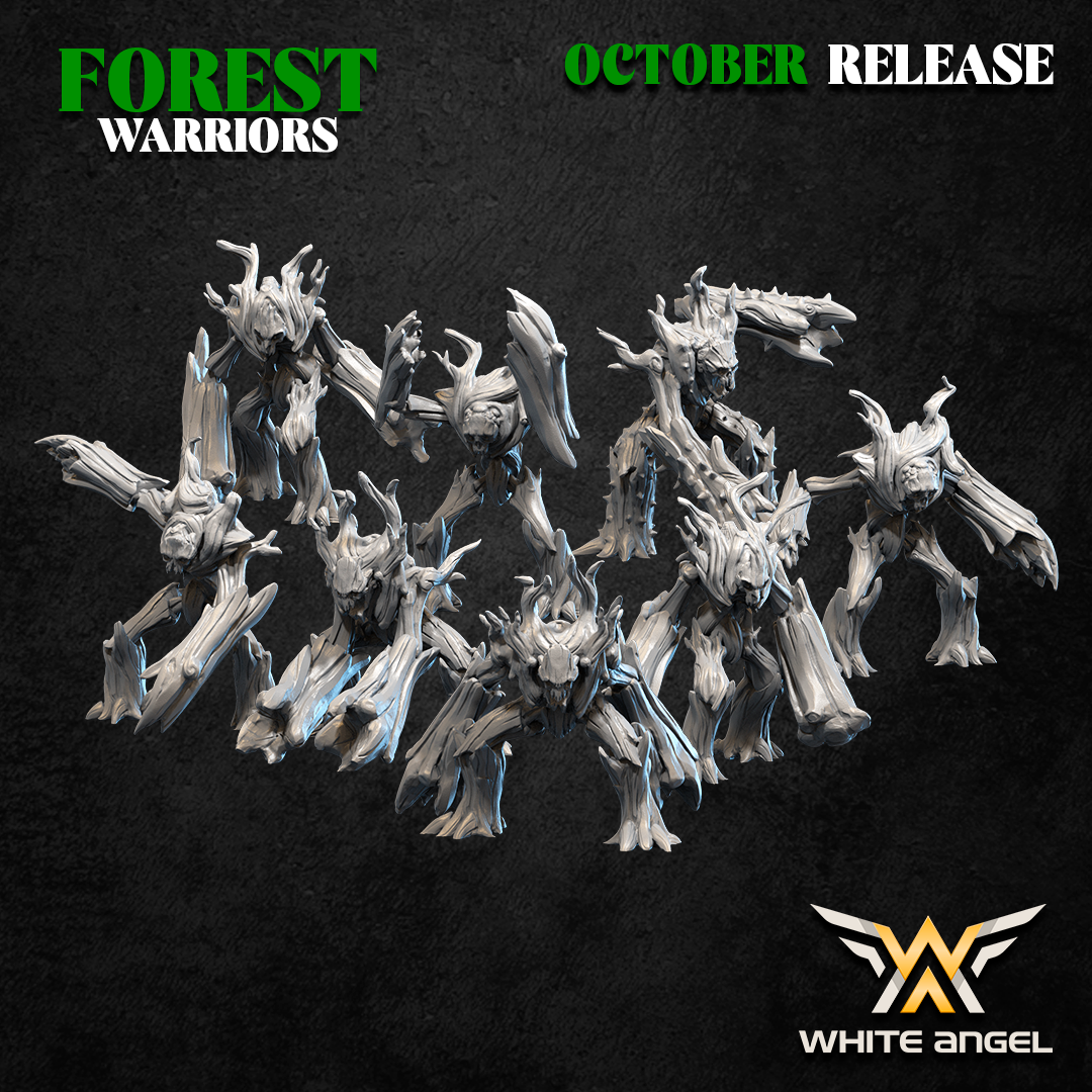 Forest Elves Forest Defenders | White Angel 28/32mm Fantasy Wargaming Miniatures Role Playing Miniatures