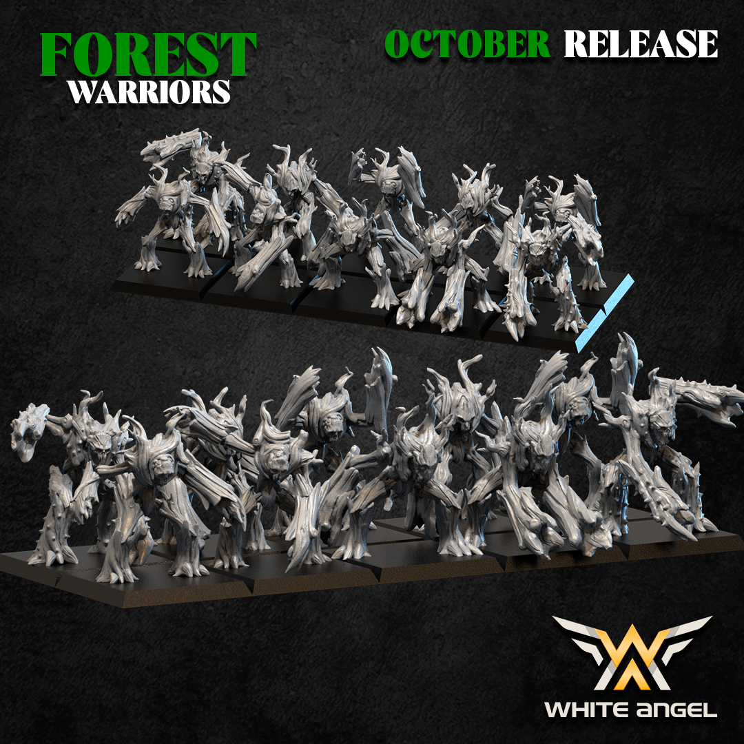 Forest Elves Forest Defenders | White Angel 28/32mm Fantasy Wargaming Miniatures Role Playing Miniatures