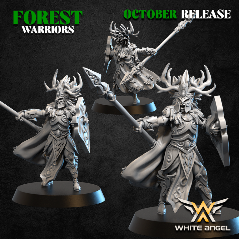 Forest Elves Lord | White Angel 28/32mm Fantasy Wargaming Miniatures