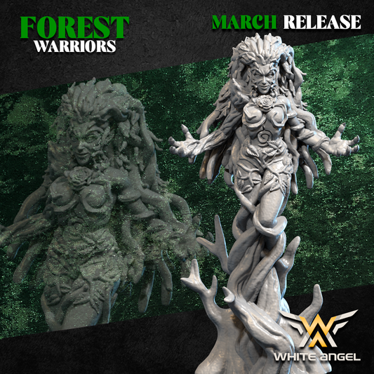 Forest Elves Queen of Nature | White Angel 28/32mm Fantasy Wargaming Miniatures Role Playing Miniatures