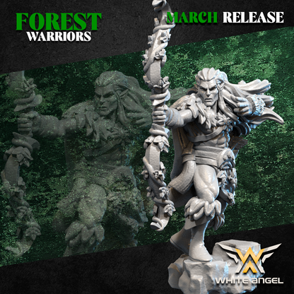Forest Elves Robin Wood | White Angel 28/32mm Fantasy Wargaming Miniatures Role Playing Miniatures
